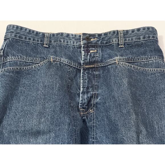 Vintage Marithé + François Girbaud High Waisted Stonewashed Jeans, Size 34L - Picture 3 of 9